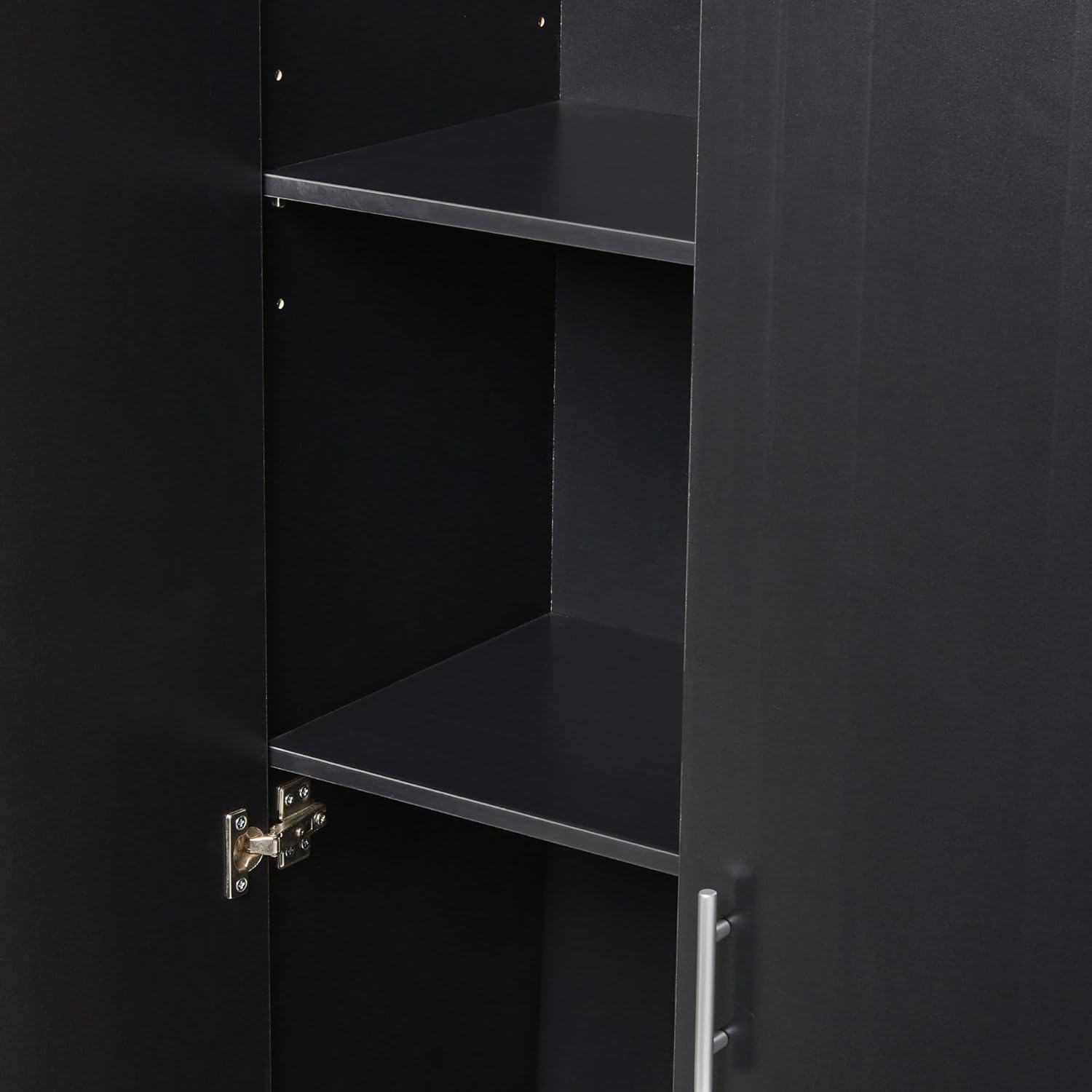 Amazon Basics Storage Cabinet for Kitchen Pantry, Black