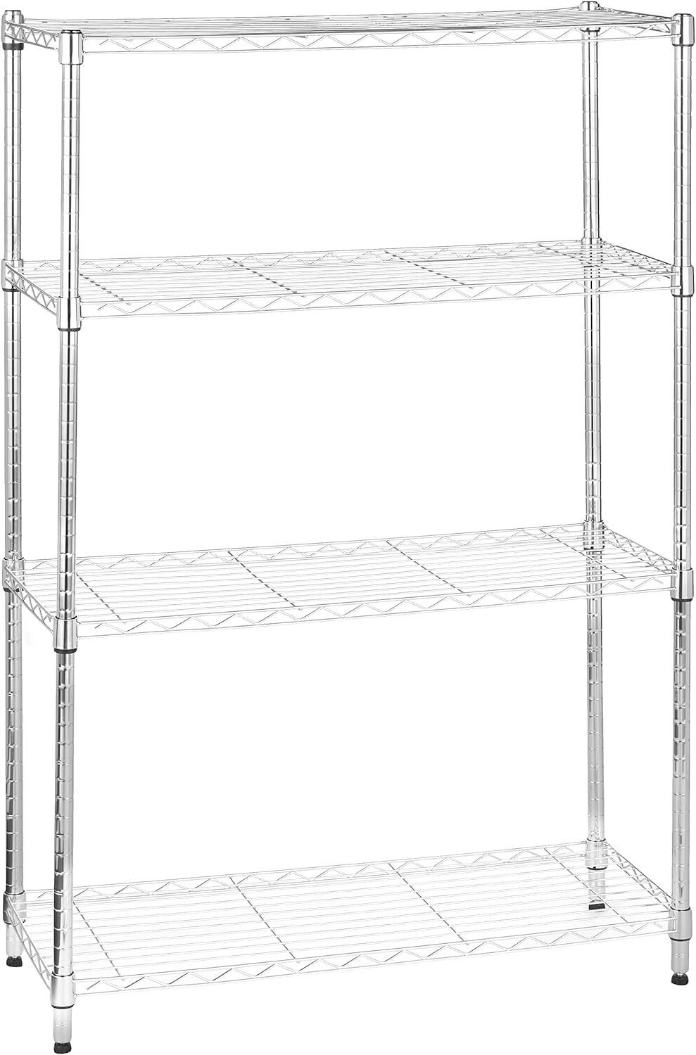 Amazon Basics 5-Shelf Adjustable Heavy Duty Steel Wire Rack Storage Shelving Organizer for Kitchen, Garage, 36" L x 14" W x 72" H, Black
